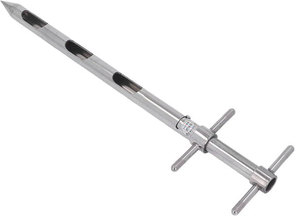 Soil Sampler Probe, Soil Probe Sampling Tool, 304 Stainless Steel Proof 0.54m for Powder Grain, T Handle Soil Test Kits for Soil Sampling Plant Care Lawn Garden Farm