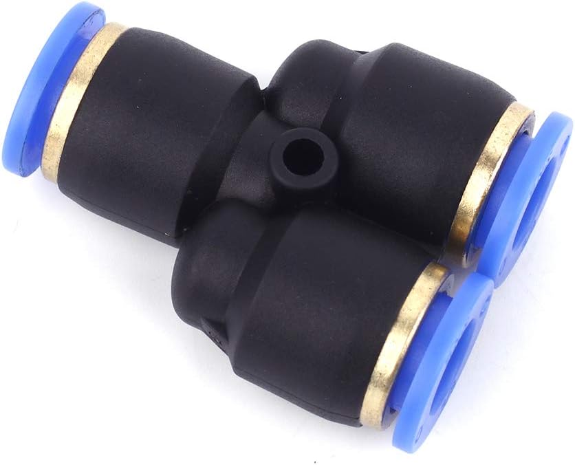 SNS SPY-6 6mm Tube OD Union Y Type Plastic Push to Quick Connect Tube Fitting(10 PCS)