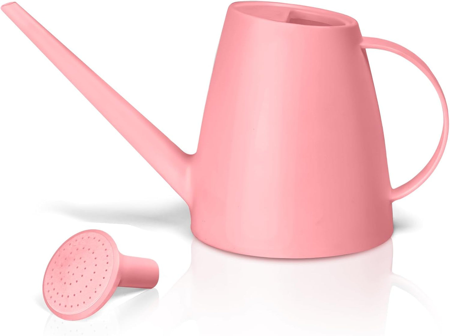 Plastic Watering Can - for Home Plant Garden - 1/2 Gallon - Pink