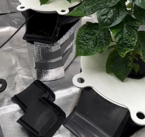 DWC Hydroponics Grow System, 5-Gallon Deep Water Culture with Air Hose, Air Pump, and Air Stone (1)