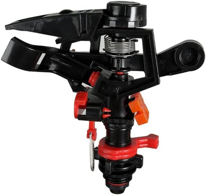 PVC Low Pressure Sprinkler Head, Adjustable 0-360 Degree, Partial Rotation Type