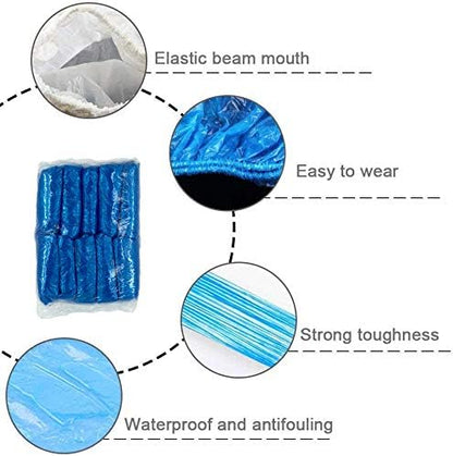 Disposable Arm Sleeves Covers, PeSandy 100pcs Waterproof PE Oversleeves Covers 40 x 20 cm/ 15.7 x 7.9 inches