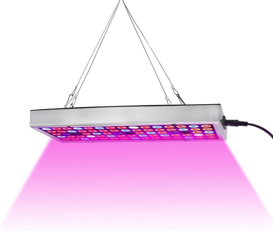 Juhefa LED Grow Lights, Full Spectrum Grow Lamp with IR & UV LED Plant Lights for Indoor Plants,Micro Greens,Clones,Succulents,Seedlings,Panel Size 12x4.7 inch