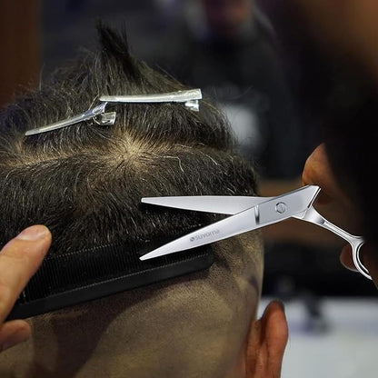 Suvorna 6.5" Hair Scissors Professional - barber scissors to cut hair - Extremely Sharp Hair Cutting Scissors for Hair Cutting - Right Hand Hair Shears for Women, Men and Adults.