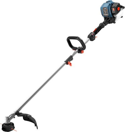SENIX 31cc 4-Cycle Gas Weed Wacker, 18" String Trimmer Lightweight (20% Lighter Engine) with Rapid Reload Trimmer Head for Lawn & Yard - GTS4QL-M2