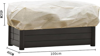 Plant Cover Freeze Protection, Winter Plant Covers, Plant Frost Cover, Tree Plant Freeze Protection Covers, Planter Plant Winter Frost Blanket with Zip Drawstring,2 Pack (39.3x17.7x15.7INCH)