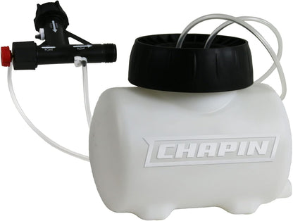 Chapin 4710 1-Gallon HydroFeed in-Line Fertilizing Injection System for Sprinklers and Direct Hose Use, 1-Pack, Translucent White