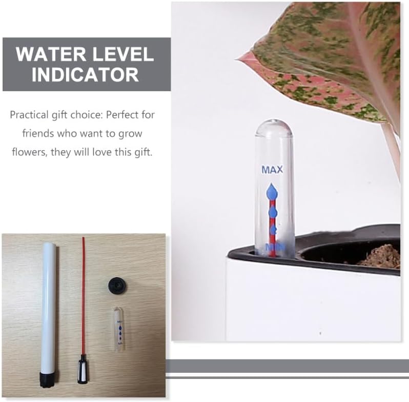 DOITOOL Plant Water Level Indicator for Flower Pots 4Pcs Water Shortage Reminder Gauge Floating Moisture Meter 8.97 Inch Durable Soil Moisture Monitor for Indoor Outdoor Plants