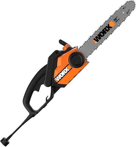 Worx WG304.2 Saw 18-Inch 15.0 Amp Electric Chainsaw with Auto-Tension, Chain Brake