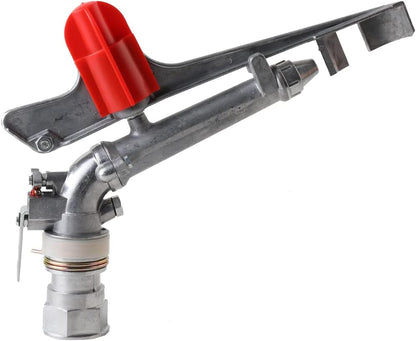 1.5'' Agriculture Irrigation Spray Gun Sprinkler Large-Area Irrigation Spray Gun Garden Farm Watering Sprinkler 360° Adjustable Watering for Farms, Orchards, Tea Gardens, Forestry