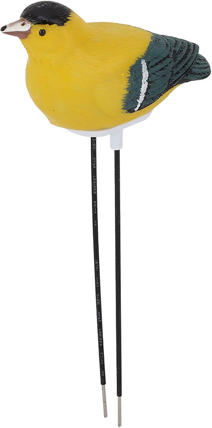 Haofy Bird Shape Soil Meter Plant Hygrometer Sensor with Water Warning Alert (Yellow)