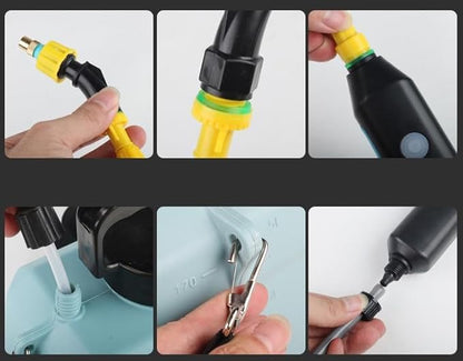 Electric 1gallon, Outdoor, Indoor, VidaGardening, Ideal for Pest Control, Watering, Plant Watering Can, House Plant Watering Can, Car Washing, 4hours Battery Life (Blue)