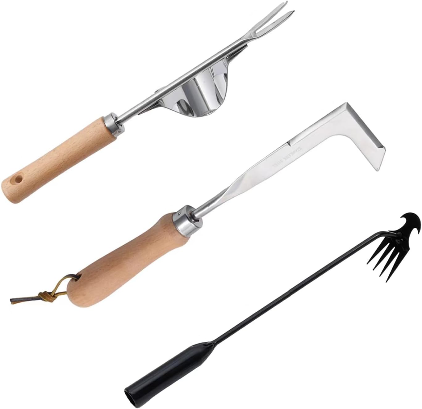 Hand Weeder Tool Garden Weeding Tool, Uprooting Weeding Tool Gardening Weeder Tool, Stainless Steel Gardening Tools for Yard and Garden, 3 Pcs