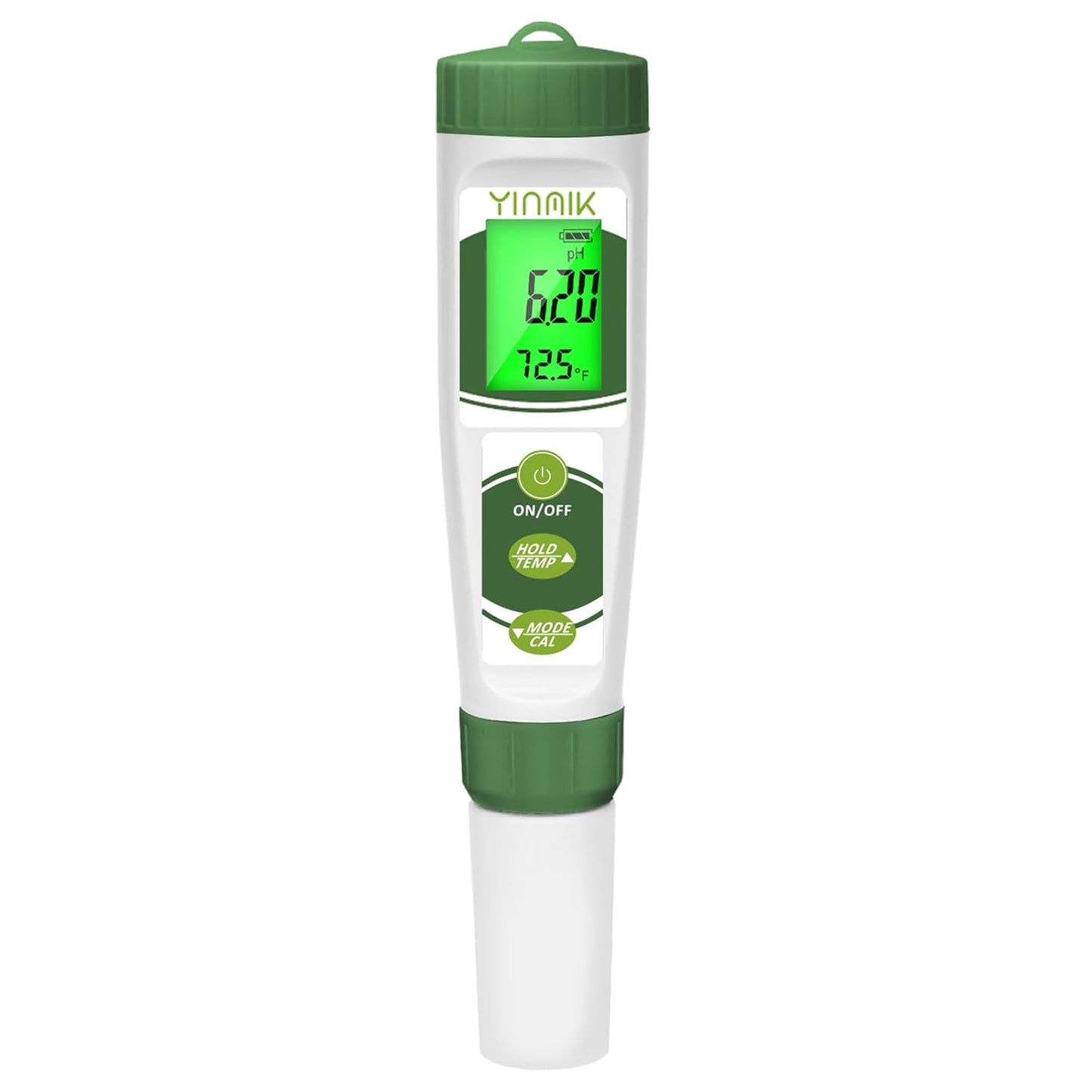 YINMIK pH EC Meter for Water Hydroponics, PPM Meter for Nutrients, Measure pH PPM Conductivity Temperature of Hydroponic Garden Water and Nutrient Solution, EC pH TDS Meter for Water, Aquarium, Pool