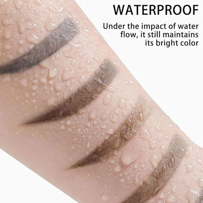 2pcs Dark Brown Tattoo Eyebrow Tint Gel, Waterproof & Transfer-proof Eye Brow Peel Off Stain for Fuller Brows, Suitable for All Skin Types (Brown, 2Pcs)