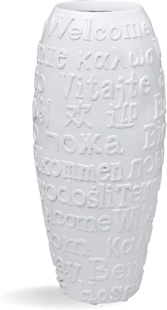 Welcome Fiberstone Planter, Fiberstone Large Indoor Plant Pots, Planter for Indoor/Outdoor