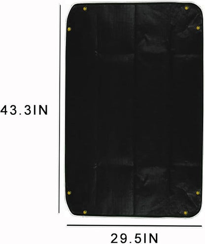 BIUWING 2 PCS Large Repotting Mat for Plant Transplanting and Mess Control, 43" X 29" Thickened Foldable Waterproof Plant Potting Tray, Portable Potting Mat Gardening Tray for House Plants Succulents