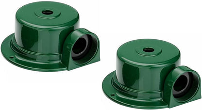 Heavy Duty Metal Lawn Sprinkler – 360° Adjustable Automatic Garden Sprinkler for Small to Medium Yards, Grass, Patio & Flower Beds – Durable Outdoor Water Irrigation System 2-Pack