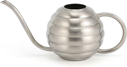 Plant Watering Bottle, 400ml/14oz, Retro Style Watering Can, Matte, Frosted (Silver)