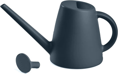 ZXJ Plant Watering Cans for Indoor and Outdoor Home Garden Plants - with Long Spout - Black - 1/2 Gallon