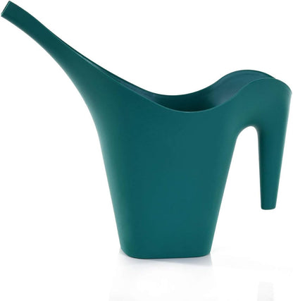 Mintra 1/2 Gallon Plant Watering Can, Indoor Outdoor Water Can for Plants, Long Spout Plastic Water Pitcher for Watering Flower Succulent, Durable and Lightweight, 2L/68 oz, 1 Pack, Forest Green