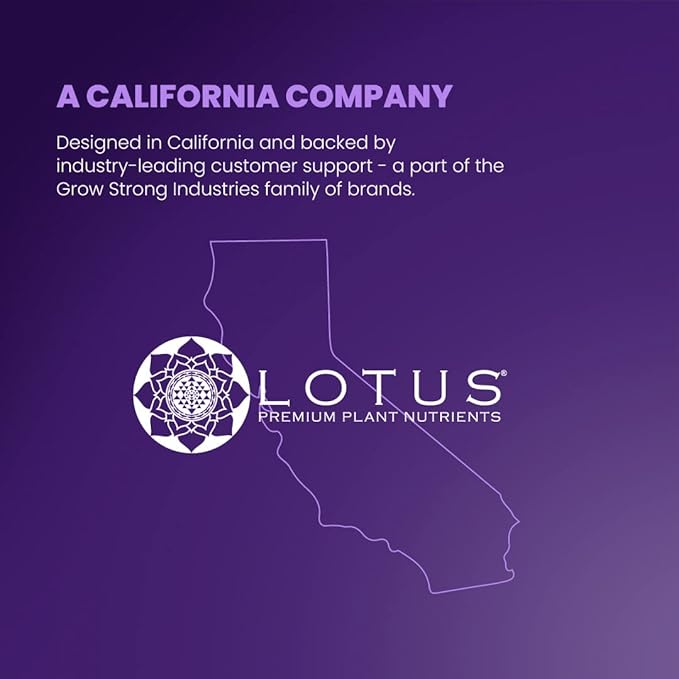 Lotus Nutrients Cal-Mag Pro Series - All Natural Premium Powdered Plant Nutrients with Calcium and Magnesium for Hydroponic Coco Coir and Soil | Improve Plant Health Indoor and Outdoor Gardens (15oz)