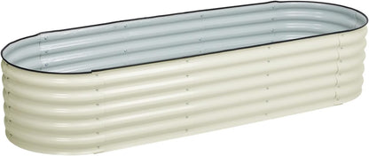 BPS 6-in-1 Metal Raised Garden Bed, 5.5x4 FT Galvanized Planter Raised Beds for Vegetables, Flowers 17'' Extra Tall