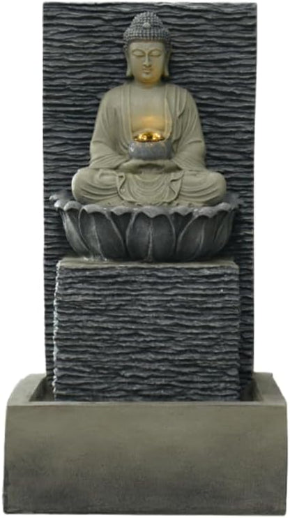 Outdoor Water Fountain Outside, Garden Fountain, Buddha Statue Outdoor/Indoor for Home, Buddha Decor & Gifts, Buddah, Buda, Budda, Buddhas, Chinese Decor & Gifts, Feng Shui