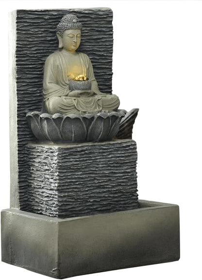 Outdoor Water Fountain Outside, Garden Fountain, Buddha Statue Outdoor/Indoor for Home, Buddha Decor & Gifts, Buddah, Buda, Budda, Buddhas, Chinese Decor & Gifts, Feng Shui