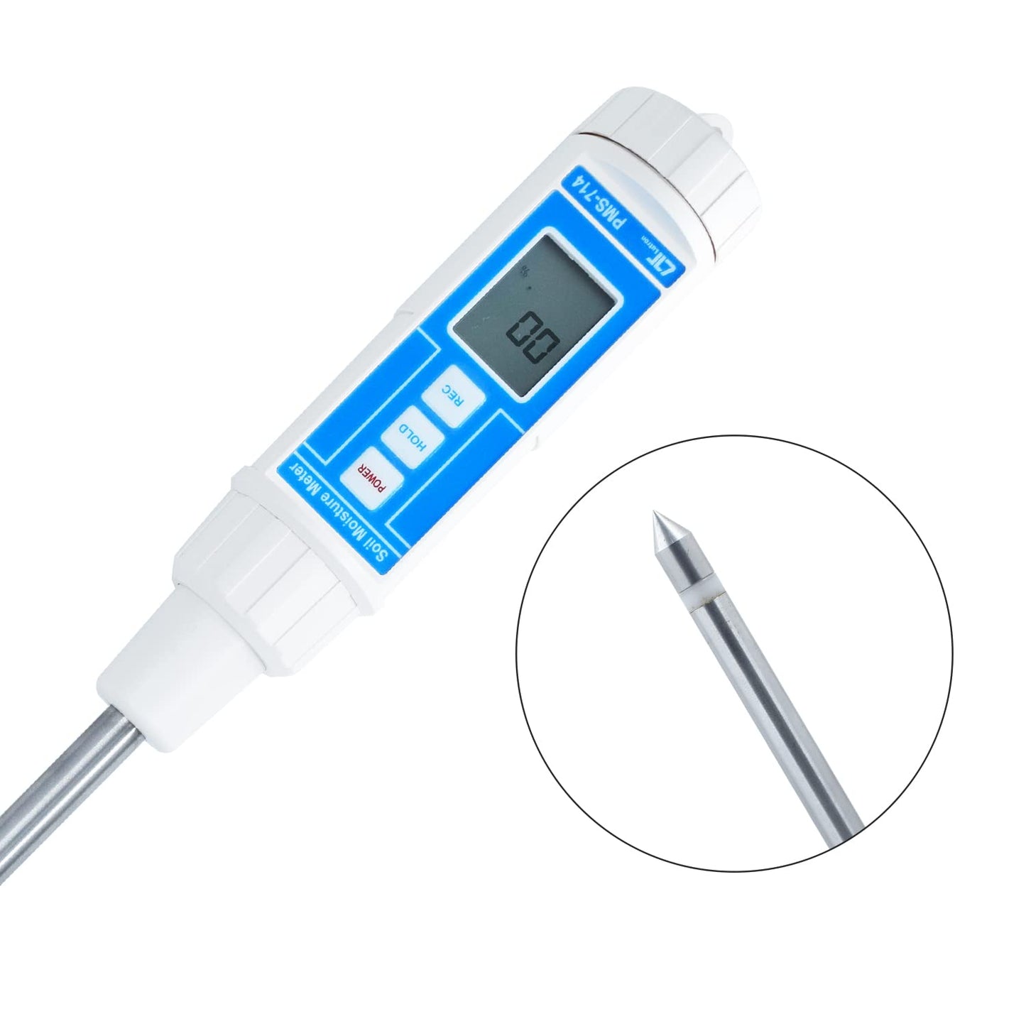 Digital Soil Moisture Meter/Moisture Content Meter/Commercial Soil Moisture Meter for Outdoor Plants, Your Yard, Agriculture Labs, Chestnuts Farming, Foxnuts Farming | Model: PMS-714