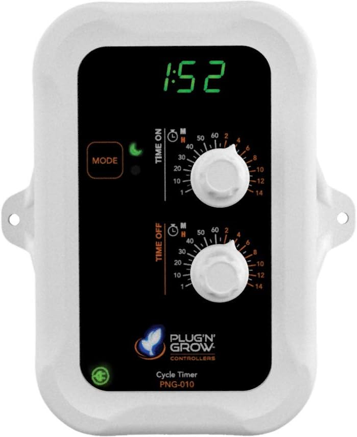 Intelligent Growing Systems (Plug & Grow) NBPNG010 Lighting Timer with High-Temp Shutoff