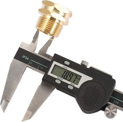 Brass Garden Hose Adapter, 3/4” GHT Female x 3/4” NPT Male Connector,GHT to NPT Adapter Brass Fitting,Brass Garden Hose to Pipe Fittings Connect 2pcs (3/4” Female x 3/4” NPT Male)