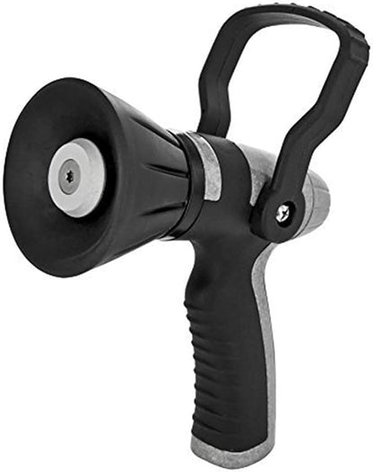 Garden Hose Nozzle, Heavy Duty Metal Hose Sprayer Nozzle Hose Sprayer Water Hose Nozzle Perfect for Cleaning, Watering Garden Street, Washing Cars, Bathing Pets (Metal, Fireman Style Nozzle)