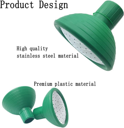 2Pcs Watering Can Rose Head Replacement,Garden Sprinkler Can Head,Watering Can Spout Replacement Nozzle for Watering Cans Garden Plants Indoor & Outdoor