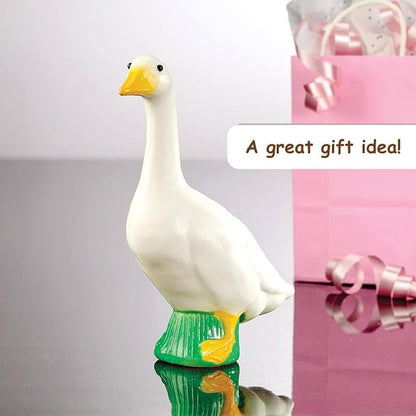 Fox Valley Traders Gaggleville Desktop Goose 7" H Statue