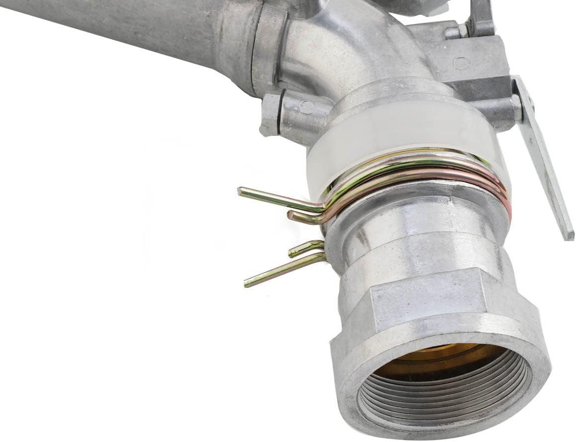 2'' Agriculture Irrigation Spray Gun Sprinkler Large-Area Irrigation Spray Gun Garden Farm Watering Sprinkler 360° Adjustable Watering for Farms, Orchards, Tea Gardens, Forestry