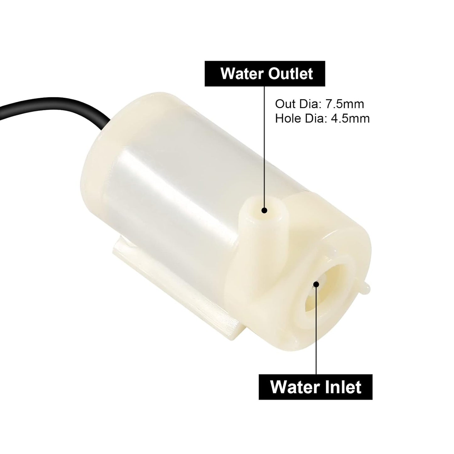 2 Sets Automatic Irrigation DIY Kit Self Watering System with Capacitive Soil Moisture Sensor 1 Channel 5V Relay Module and Water Pump + 2M Vinyl Tubing for Garden Plant Flower Herb Potted