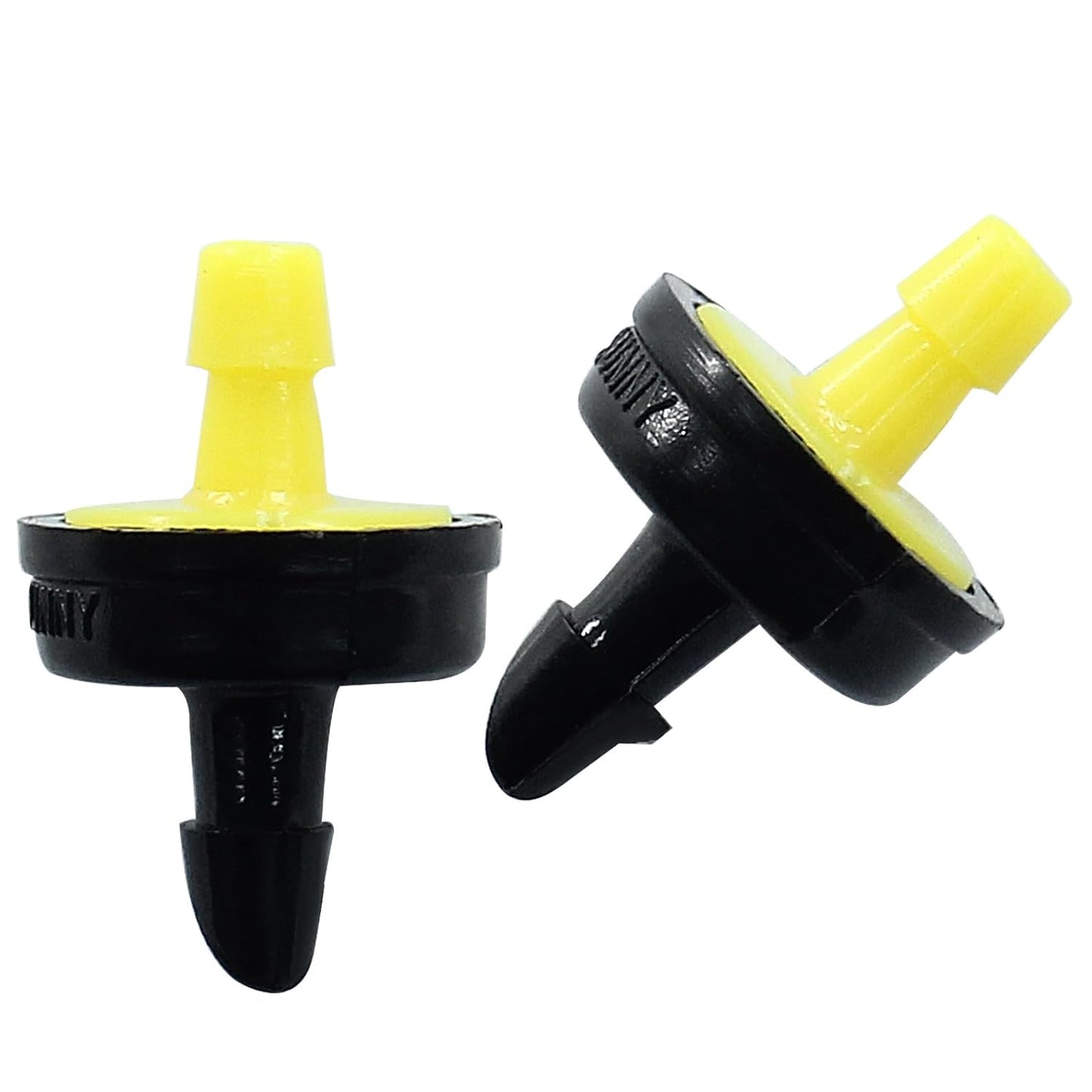 20Pcs Irrigation Emitters 5GPH(20L/H) Pressure Compensating Dripper,Drip Irrigation Drippers Water Tubing Drip Tip for Garden Watering Lawn Farming(Yellow)