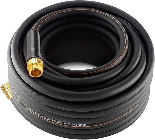 Giraffe Tools Garden Hose 100ft x 5/8", Water Hose Heavy Duty, Lightweight, Flexible Hybrid Hose with Swivel Handle, Male to Female Fittings