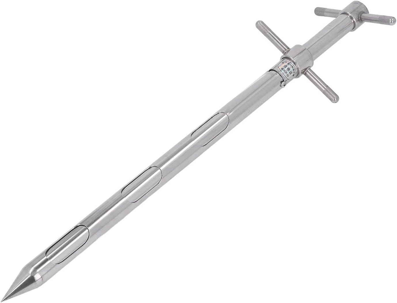 Soil Sampler Probe, Soil Probe Sampling Tool, 304 Stainless Steel Proof 0.54m for Powder Grain, T Handle Soil Test Kits for Soil Sampling Plant Care Lawn Garden Farm