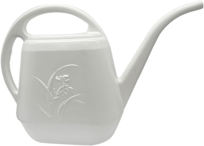 Watering Can for Home Garden - White Color - 1/2 Gallon