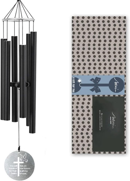 Personalized Memorial Wind Chimes for Loss of a Loved One Prime, Customized Sympathy Wind Chimes, Bereavement/Memorial/Sympathy Gift in Memory of Loved One Loss of Mother Father Condolence Remembrance