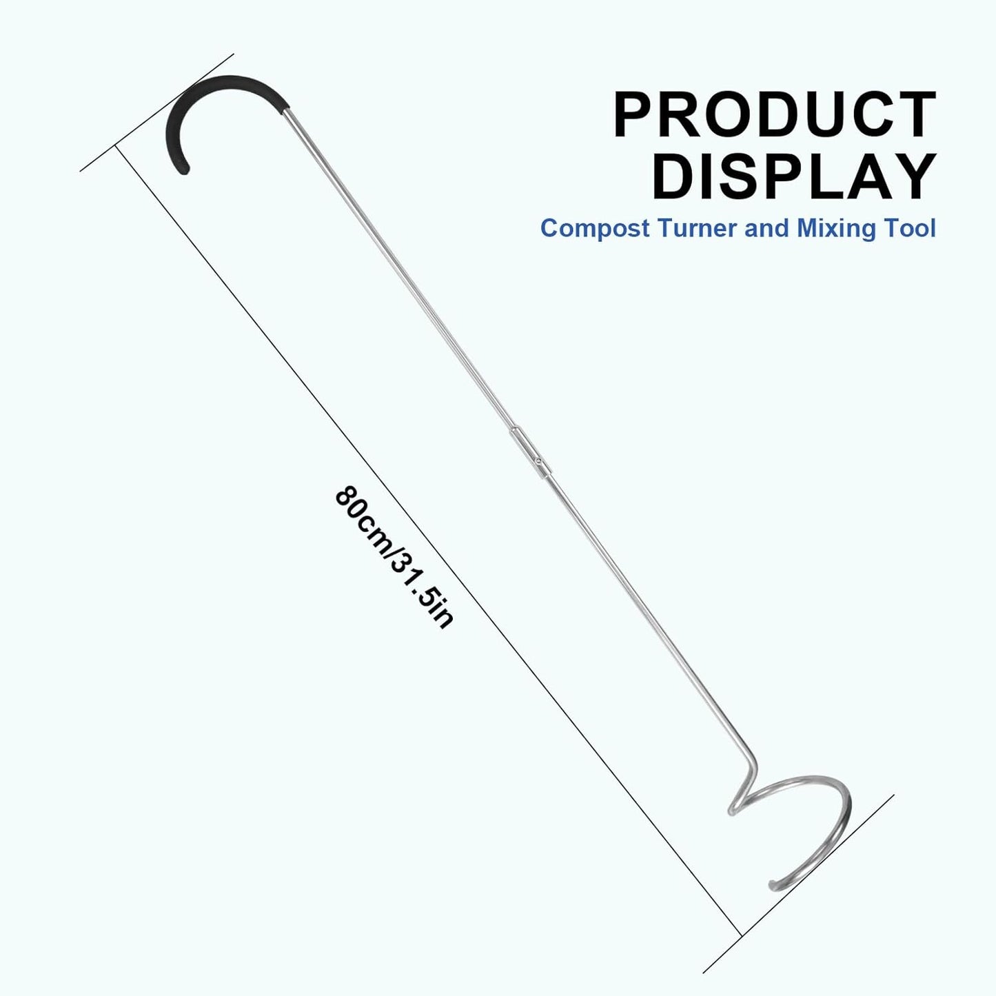 SQUEEZE master Compost Aerator-Compost Turner and Mixing Tool-Compost Aeration Tool