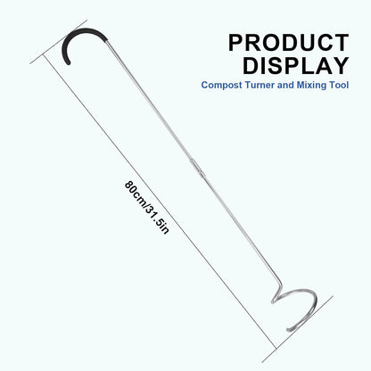 SQUEEZE master Compost Aerator-Compost Turner and Mixing Tool-Compost Aeration Tool