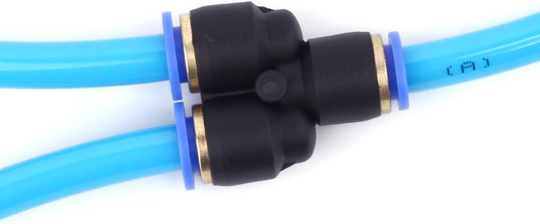 SNS Union Y 5/32" x 5/32" x 5/32" Tube OD Air Push to Connect Plastic Tube Fittings (Pack of 10) SPY-5/32