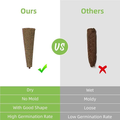 Grow Sponges, Starter Pods Compatible with Aero Garden,Refill Pods for Hydroponic Growing System (50 Pack)