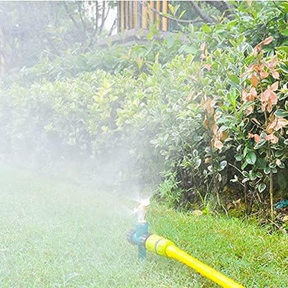 Joywayus Brass Misting Spray Nozzle 1/2" NPT Male 4-Holes Garden Sprinklers Irrigation Connector Water Sprinklers Mister Heads Fitting with Filter Mesh (Pack of 3)