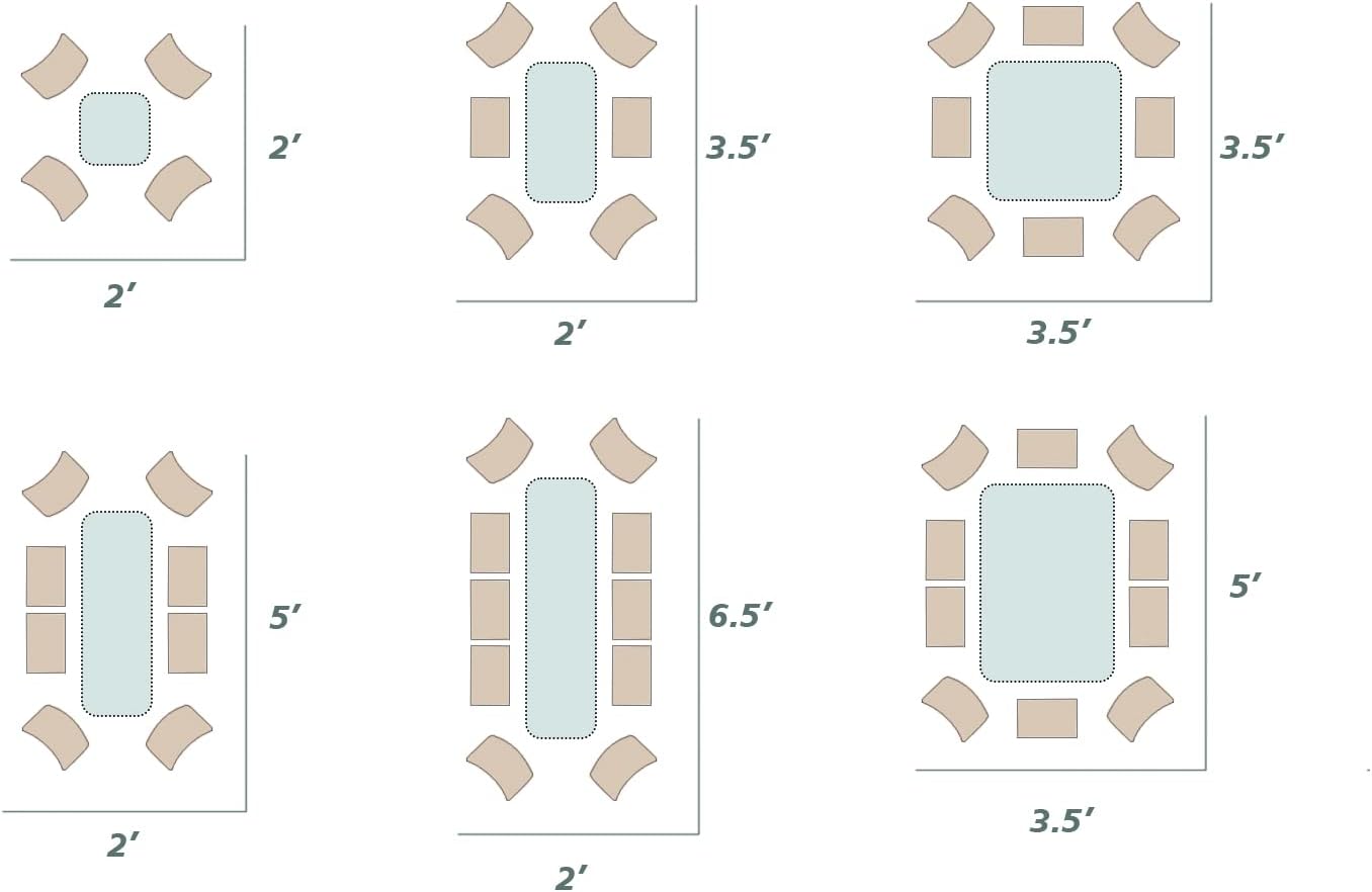 BPS 6-in-1 Metal Raised Garden Bed, 5.5x4 FT Galvanized Planter Raised Beds for Vegetables, Flowers 17'' Extra Tall