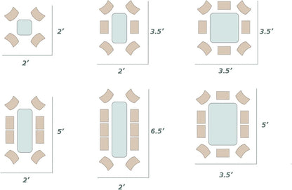 BPS 6-in-1 Metal Raised Garden Bed, 5.5x4 FT Galvanized Planter Raised Beds for Vegetables, Flowers 17'' Extra Tall