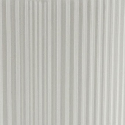 Amazon Basics Fluted Ceramic Round Planter, 10 in, White